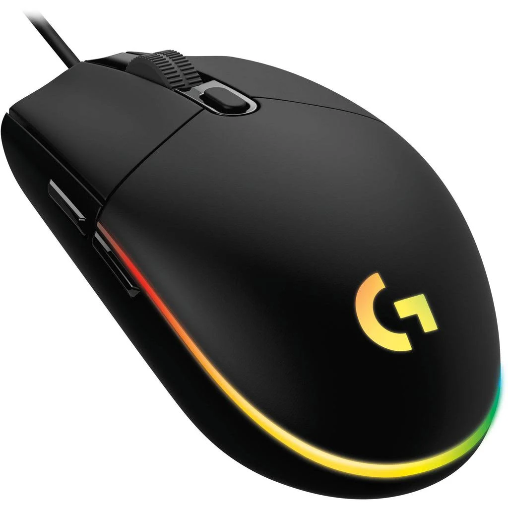 Logitech USB Gaming Mouse RGB Light Sync 6 Button G203 view 2